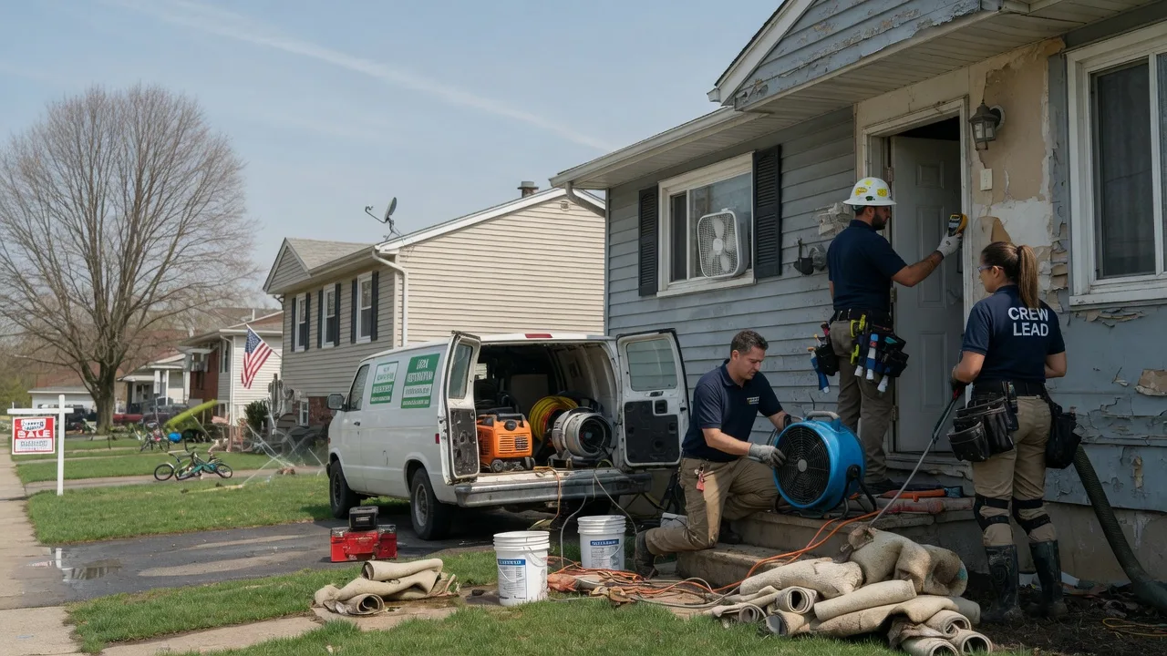 Flood Cleanup in Belle Center, OH near me