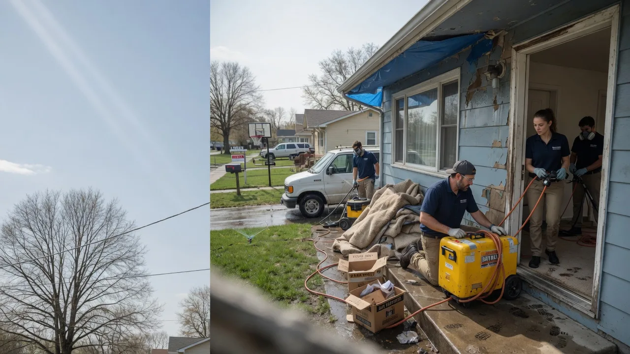 Basement Flood Cleanup in Belle Center, OH near me